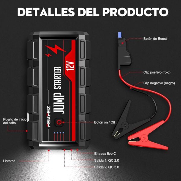 FEIKFEIZ Arrancador de Coches