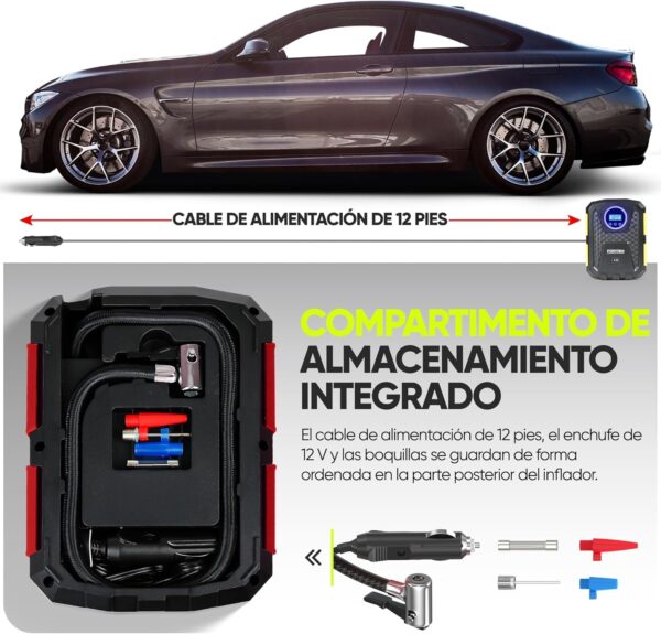 FORTEM Inflador de Ruedas