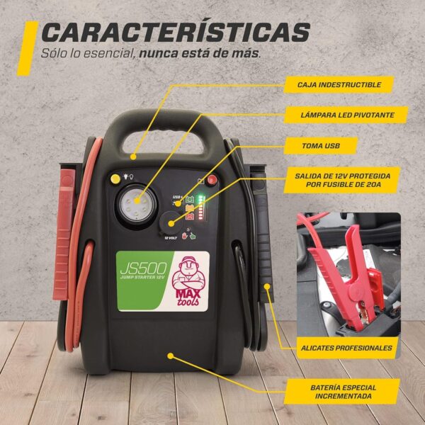 MAXTOOLS JS500 2200 A 22 Ah